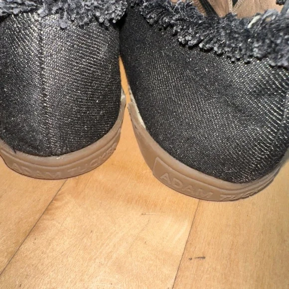 Adam Tucker by Me Too Marin 12 black denim espadrille slip on, CB2392 - Picture 5 of 7